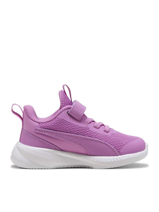 Kids Sports Running Shoes with Hoop & Loop Closure Pink