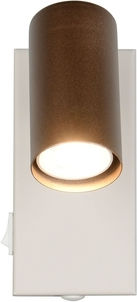 Trio Lighting Single Ceiling & Wall Spot in Brown Colour