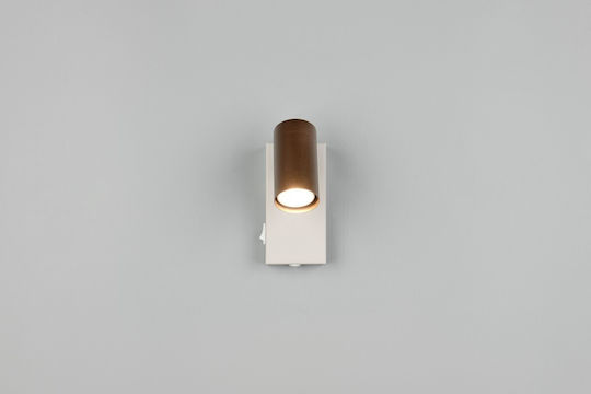 Trio Lighting Single Ceiling & Wall Spot in Brown Colour