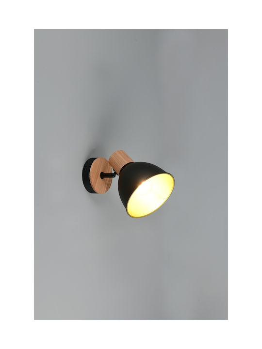 Trio Lighting Einzelne Decken- und Wandleuchte in Schwarzem Farbe