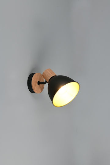 Trio Lighting Едно Таванно Спот В Черен Цвят