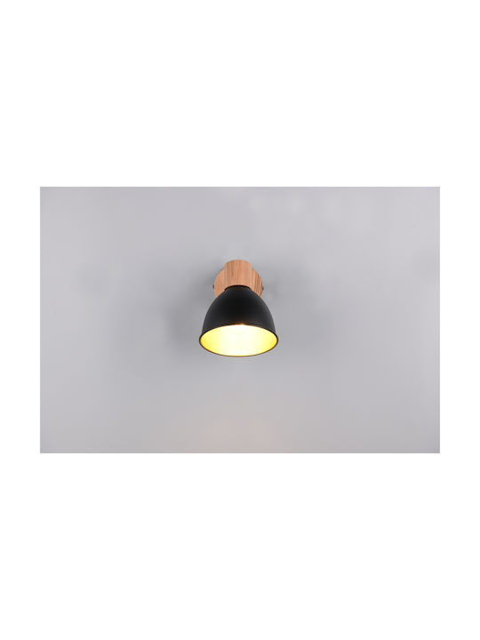 Trio Lighting Einzelne Decken- und Wandleuchte in Schwarzem Farbe