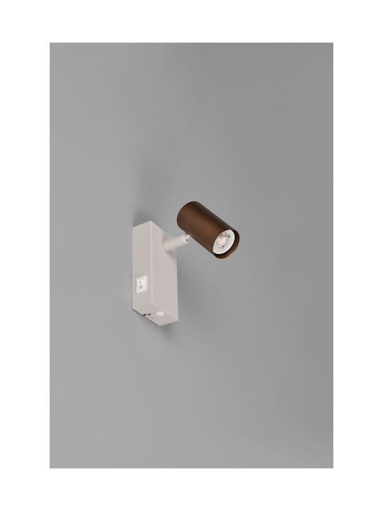 Trio Lighting Single Ceiling & Wall Spot in Brown Colour
