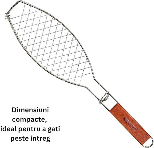 Alista Home Grătar Metalic pentru Pește 56x12cm