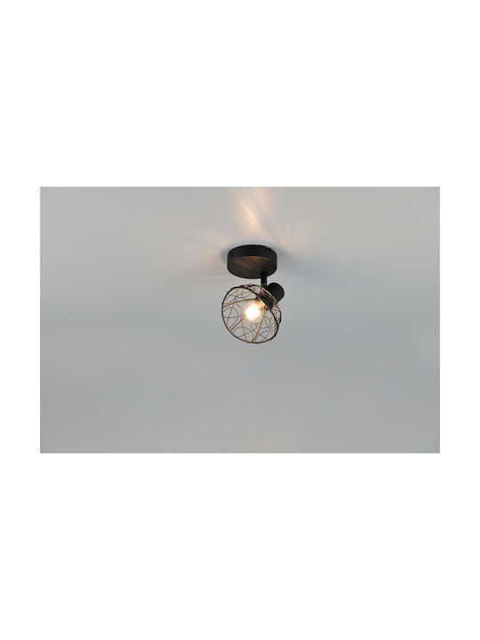 Trio Lighting Μονό Σποτ σε Μαύρο Χρώμα