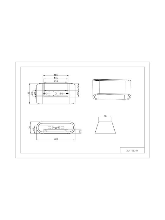 Trio Lighting Sepanta Wandleuchte Weiß