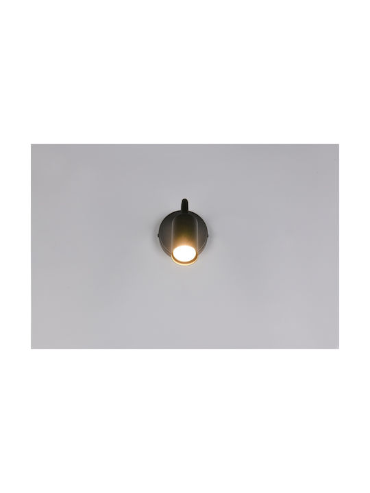 Trio Lighting Μοντέρνο Φωτιστικό Τοίχου Μαύρο