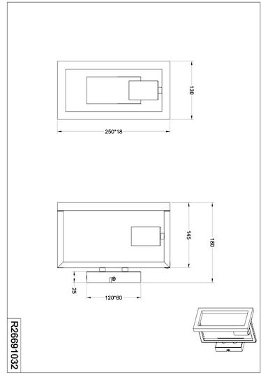Trio Lighting Φωτιστικό Τοίχου Μαύρο Trio Lighting Φωτιστικό Τοίχου Μαύρο