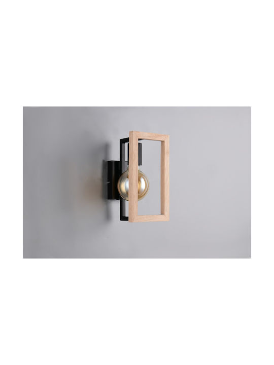 Trio Lighting Μοντέρνο Φωτιστικό Τοίχου Μαύρο