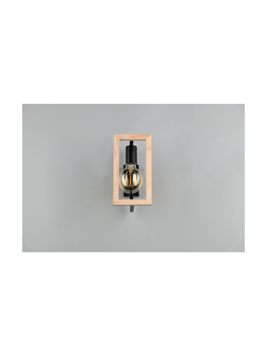 Trio Lighting Μοντέρνο Φωτιστικό Τοίχου Μαύρο