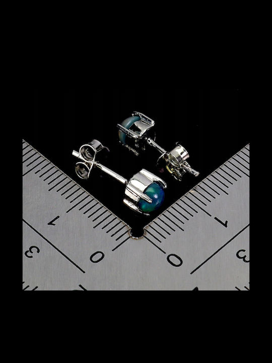 925 Beautiful Silver Elegant Delicate Earrings Natural Black Opals 4