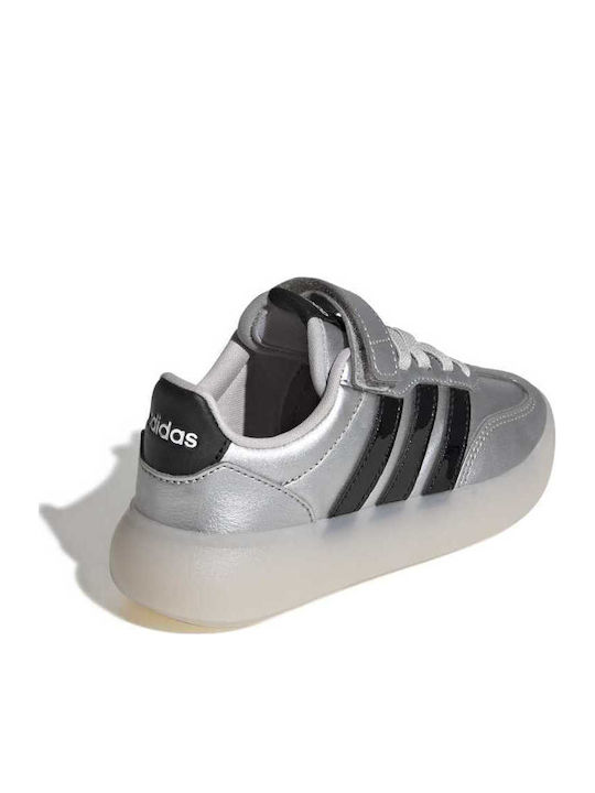 Barreda Decode El C Kids Sneakers with Hoop & Loop Closure Silver