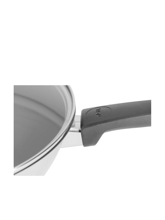 Woll Concept Wok With Lid made of Stainless Steel with Non-Stick Coating 30cm