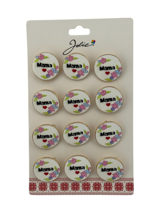 Alista Home Set Multicolour Flower Pins