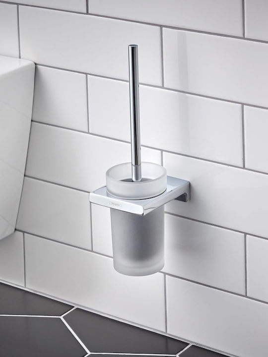 Hansgrohe 41752000 Badezimmer-Mülleimer Silber