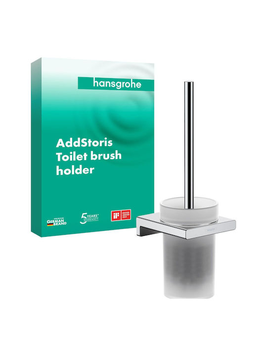 Hansgrohe 41752000 Badezimmer-Mülleimer Silber