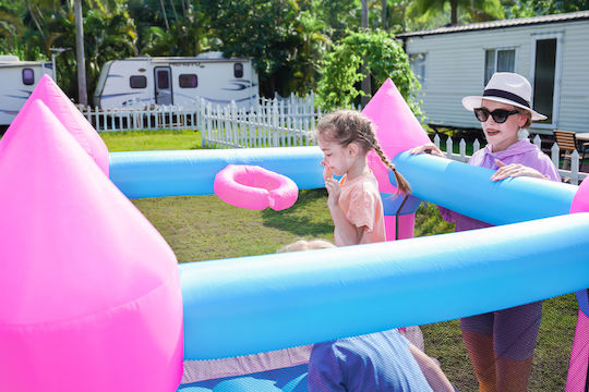 Fun Baby Inflatable Castle with Trampoline & Slide