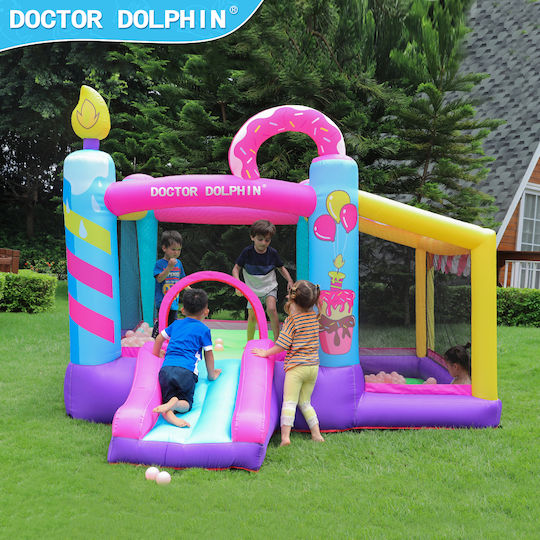 Fun Baby Inflatable With Trampoline & Slide