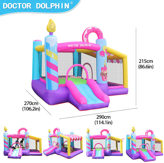 Fun Baby Inflatable With Trampoline & Slide