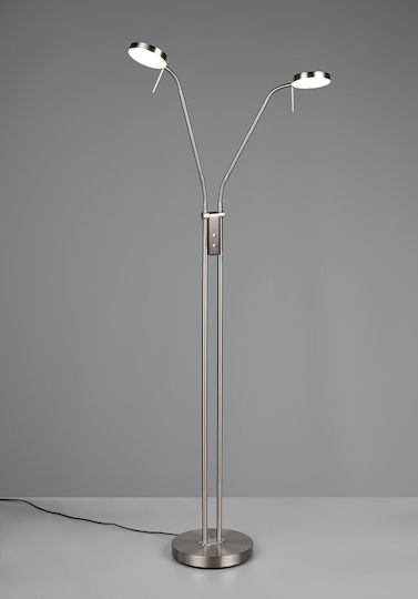 Trio Lighting Monza Stehlampe Silber