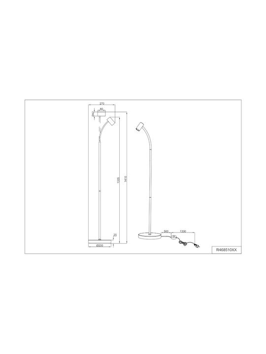 Trio Lighting Φωτιστικό Δαπέδου Trio Lighting Φωτιστικό Δαπέδου