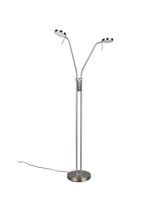 Trio Lighting Monza Φωτιστικό Δαπέδου Ασημί