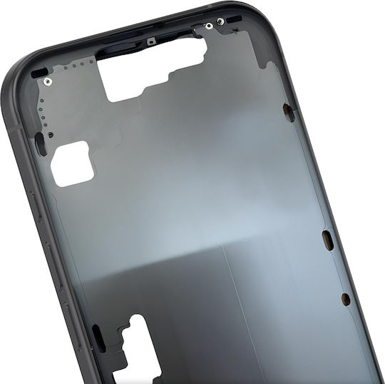 Clappio Средна Рамка За Iphone 17 Термопровод Черен
