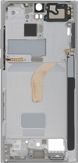 Samsung Replacement Mid Frame Galaxy S22 Ultra Service Pack White