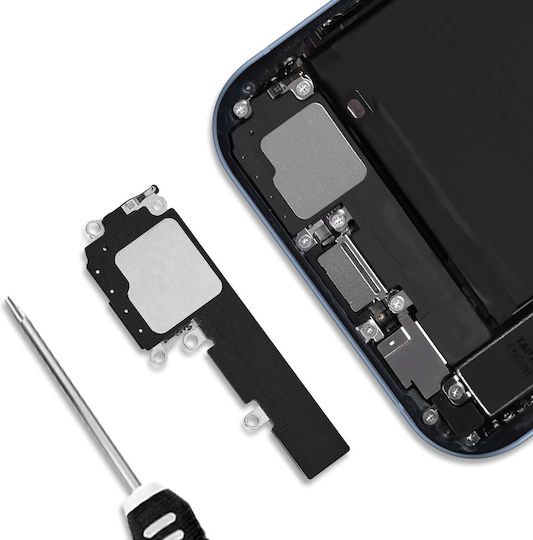 Clappio Ersatz-Außenspeaker für iPhone 17 Schwarz