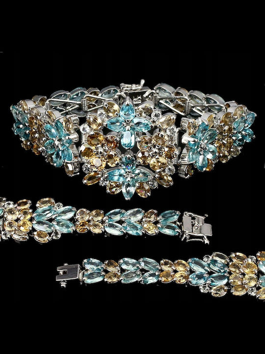 Brățară 925 Topaz Cubic Zirconia Certificat