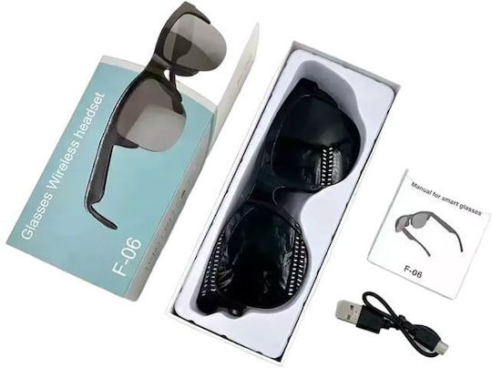 Sunglasses Built-in Headphones V5.3 Hands-free F-06 Glasses Wireless Headset