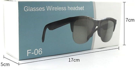 Sunglasses Built-in Headphones V5.3 Hands-free F-06 Glasses Wireless Headset