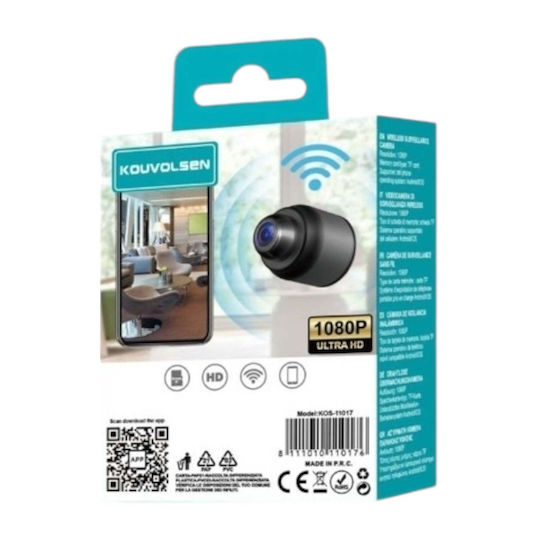 Spy Camera WiFi 1080p with Memory Card Slot