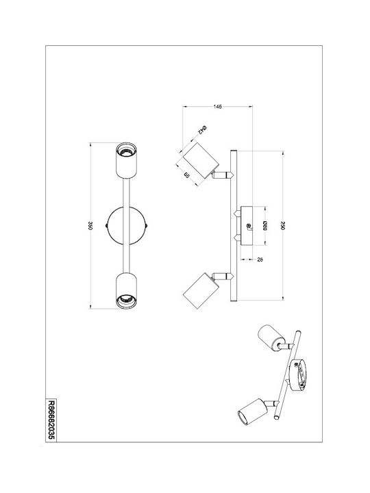 Trio Lighting Πλαφονιέρα