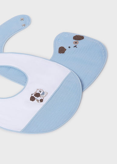 Mayoral Baby Bib Fabric Sky Blue 2pcs