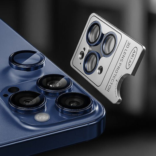 Nordic Метален Протектор За Камера За Apple Iphone 17 Pro 17 Pro Max Син