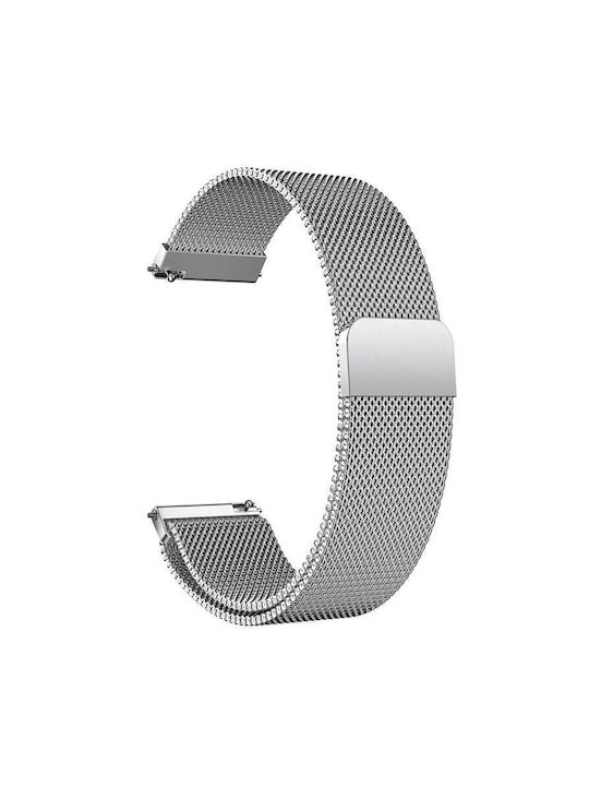 14mm Xdfind Milanese Stainless Steel Watch Band Garmin Lily 2 Silver