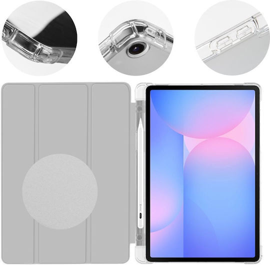 Obal:Me Mistytab Flip Cover Γκρι (Samsung Galaxy Tab S10 Lite/s9/s9 Fe/s10 Fe)