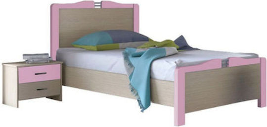 No 3 Kids Bed Classic Single Green for Mattress 90x200cm