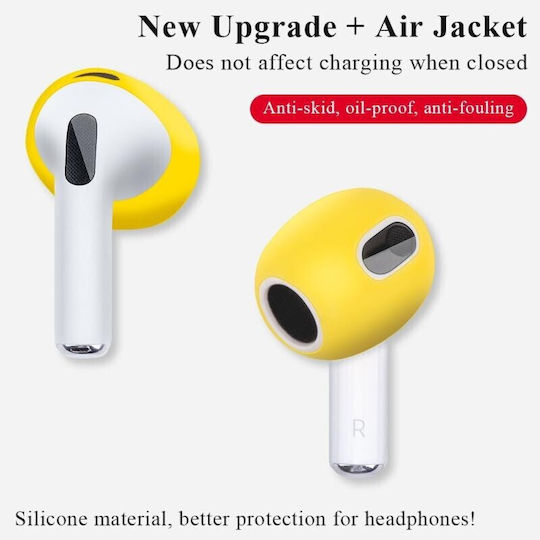 Apple Airpods 3 Καλύμματα Σιλικόνης White