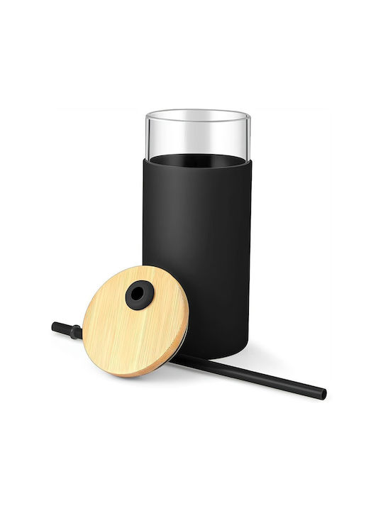 Alista Home Set Pahare Din Sticlă Cu Pai 500ml 2 Bucăți
