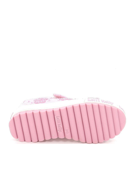 Kids Ballerinas with Hoop & Loop Closure Pink
