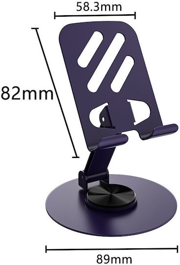 Alista Home Stand de Birou pentru Telefon Mobil în Culoare Violet 161545