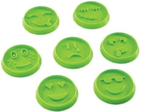 Set 7 Kuchenringe Alista Home Smiley Face Emoticon Design Verschiedene Ausdrücke 7.7 X 1.5 Cm Aus Pp Grün Set 7 Kuchenringe Alista Home Smiley Face Emoticon Design Verschiedene Ausdrücke 7.7 X 1.5 Cm Aus Pp Grün
