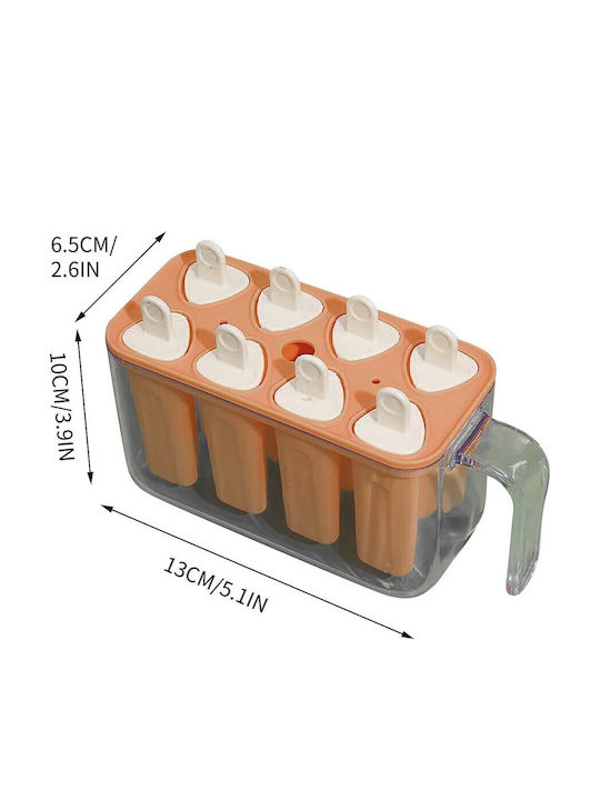 Alista Home Formă Pentru Tăvi și Tăvi Pentru Copt Înghețată / Ice Lolly Din Silicon 13x10x6.5cm