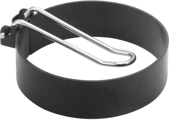 Set 4 Egg Molds Alista Home Made Steel Non-stick Coating 7.5 Cm Diameter Black Abs Handle