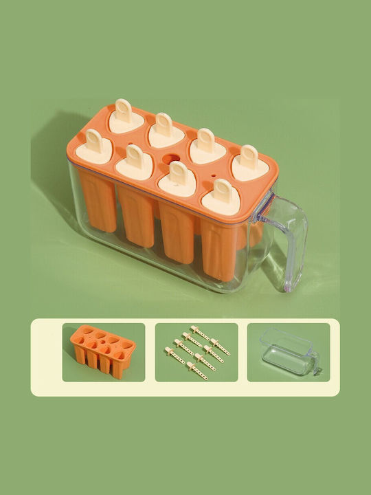 Alista Home Formă Pentru Tăvi și Tăvi Pentru Copt Înghețată / Ice Lolly Din Silicon 13x10x6.5cm