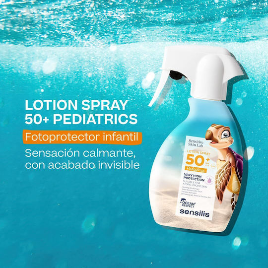 Sensilis Слънцезащитен Крем Спрей За Лице За Чувствителна Кожа SPF50 Слънцезащита За Деца 200мл