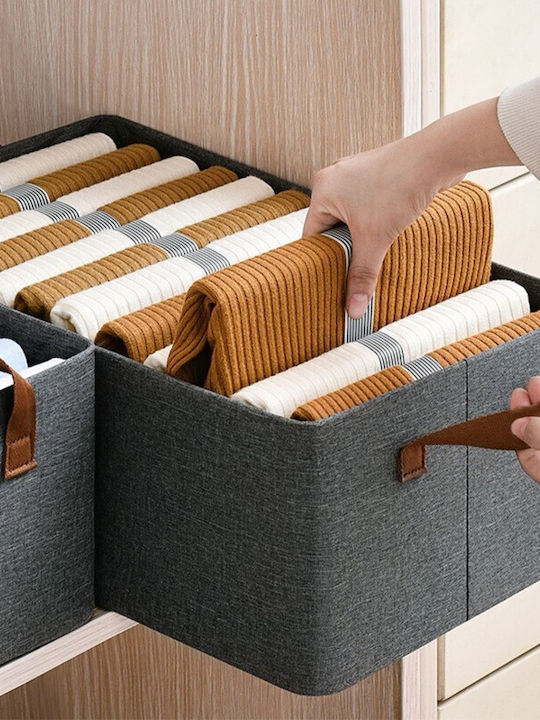 Alista Home Coș De Depozitare Din Țesătură Gri 35lt