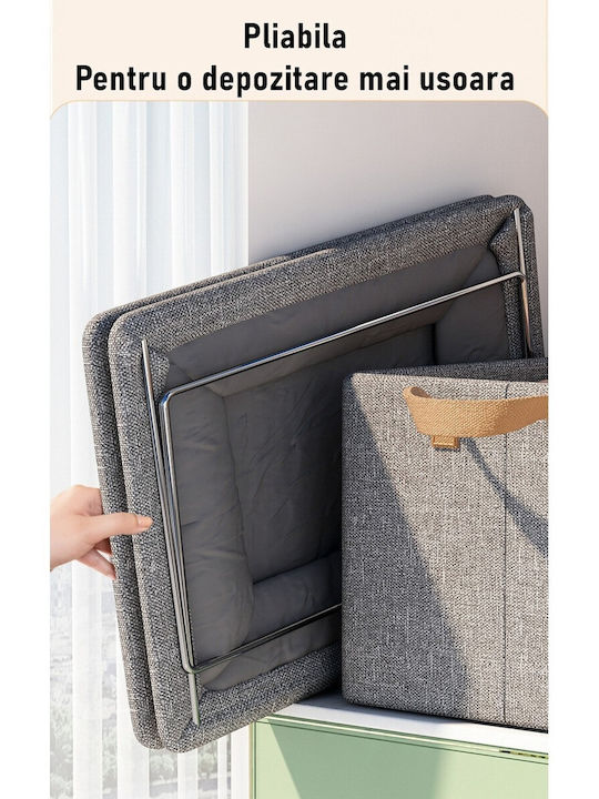 Alista Home Coș De Depozitare Din Țesătură Gri 50l